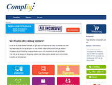 Tablet Screenshot of compliq.se